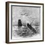 Captain Bligh and His Men Set Adrift after the Mutiny on the Hms Bounty-null-Framed Photographic Print