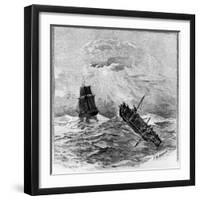 Captain Bligh and His Men Set Adrift after the Mutiny on the Hms Bounty-null-Framed Photographic Print