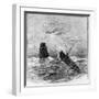 Captain Bligh and His Men Set Adrift after the Mutiny on the Hms Bounty-null-Framed Photographic Print