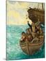 Captain Bligh and the Few Being Cast Adrift-Kenneth John Petts-Mounted Giclee Print