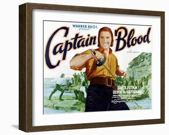 Captain Blood, 1935-null-Framed Art Print