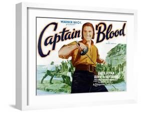 Captain Blood, 1935-null-Framed Art Print