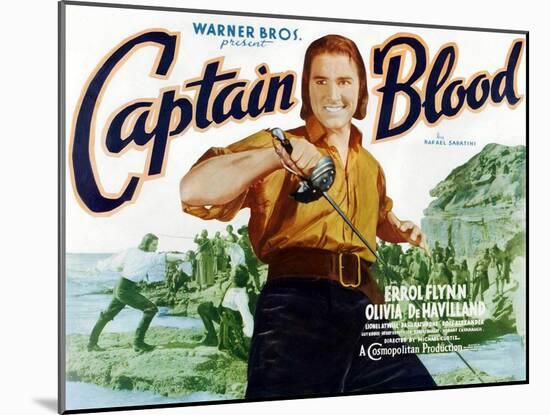 Captain Blood, 1935-null-Mounted Art Print