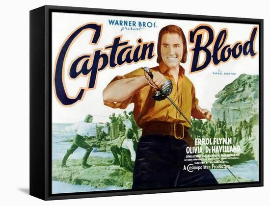 Captain Blood, 1935-null-Framed Stretched Canvas
