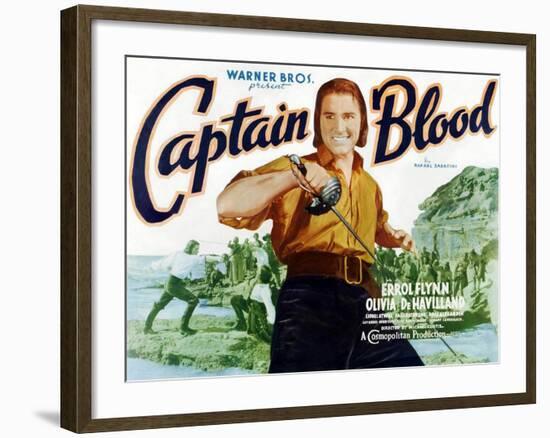 Captain Blood, 1935-null-Framed Art Print