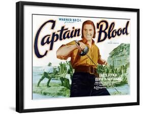 Captain Blood, 1935-null-Framed Art Print