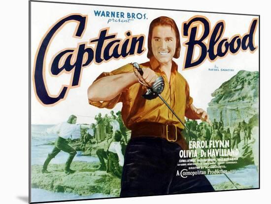 Captain Blood, 1935-null-Mounted Art Print