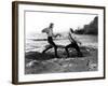 Captain Blood, Errol Flynn, Basil Rathbone, 1935-null-Framed Photo