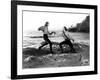 Captain Blood, Errol Flynn, Basil Rathbone, 1935-null-Framed Photo