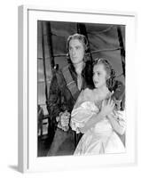 Captain Blood, Errol Flynn, Olivia De Havilland, 1935-null-Framed Photo