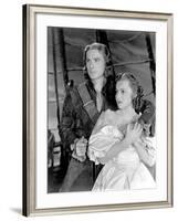 Captain Blood, Errol Flynn, Olivia De Havilland, 1935-null-Framed Photo