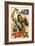 Captain Blood, German Movie Poster, 1935-null-Framed Art Print