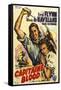 Captain Blood, German Movie Poster, 1935-null-Framed Stretched Canvas