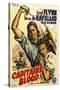 Captain Blood, German Movie Poster, 1935-null-Stretched Canvas