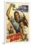 Captain Blood, German Movie Poster, 1935-null-Framed Art Print