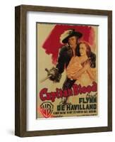 Captain Blood, Italian Movie Poster, 1935-null-Framed Art Print