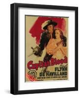 Captain Blood, Italian Movie Poster, 1935-null-Framed Art Print