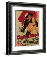 Captain Blood, Italian Movie Poster, 1935-null-Framed Art Print