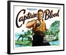 Captain Blood - Lobby Card Reproduction-null-Framed Photo