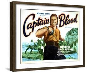 Captain Blood - Lobby Card Reproduction-null-Framed Photo