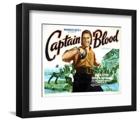 Captain Blood - Lobby Card Reproduction-null-Framed Photo