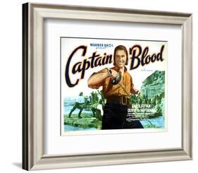 Captain Blood - Lobby Card Reproduction-null-Framed Photo