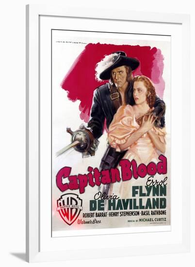 Captain Blood - Movie Poster Reproduction-null-Framed Photo