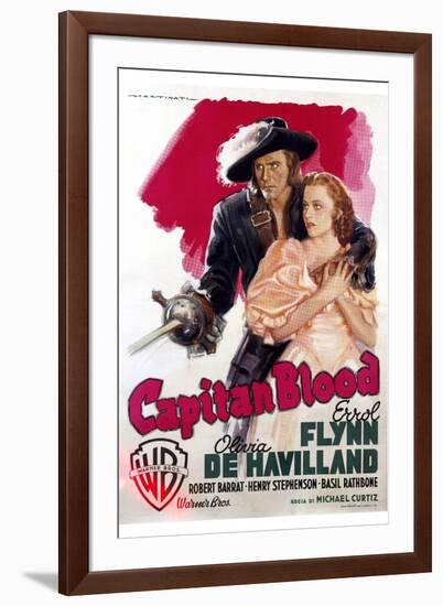 Captain Blood - Movie Poster Reproduction-null-Framed Photo