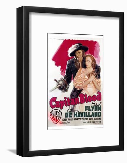 Captain Blood - Movie Poster Reproduction-null-Framed Photo