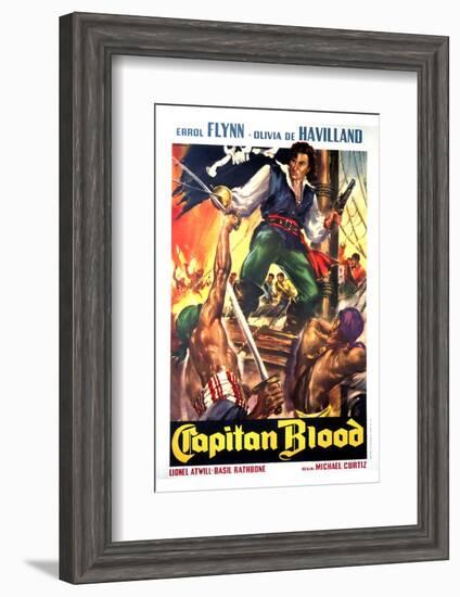 Captain Blood - Movie Poster Reproduction-null-Framed Photo