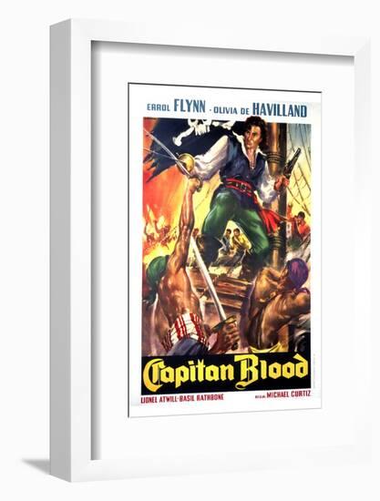 Captain Blood - Movie Poster Reproduction-null-Framed Photo