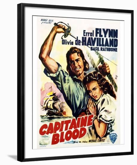 Captain Blood - Movie Poster Reproduction-null-Framed Photo