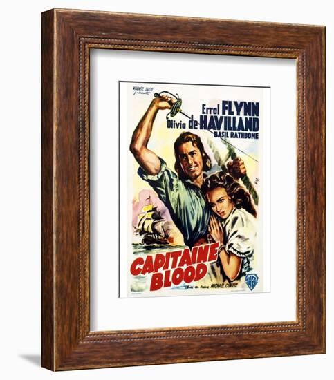 Captain Blood - Movie Poster Reproduction-null-Framed Photo