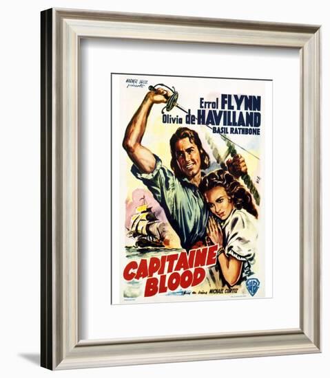 Captain Blood - Movie Poster Reproduction-null-Framed Photo