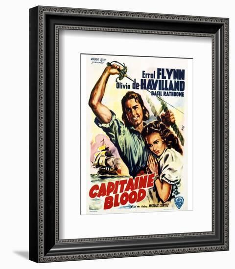 Captain Blood - Movie Poster Reproduction-null-Framed Photo