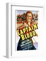 Captain Blood - Movie Poster Reproduction-null-Framed Photo