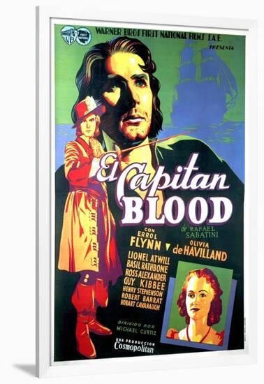 Captain Blood - Movie Poster Reproduction-null-Framed Photo