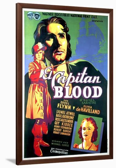 Captain Blood - Movie Poster Reproduction-null-Framed Photo