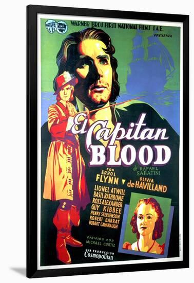 Captain Blood - Movie Poster Reproduction-null-Framed Photo