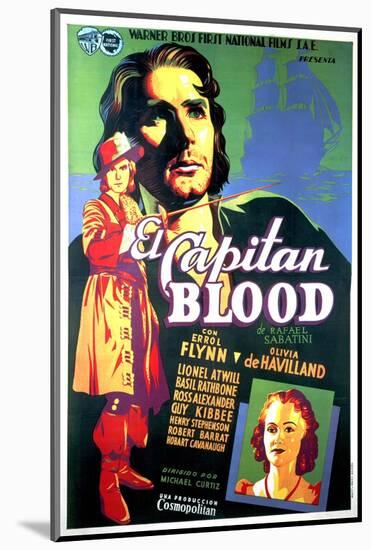 Captain Blood - Movie Poster Reproduction-null-Mounted Photo