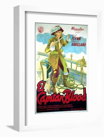 Captain Blood - Movie Poster Reproduction-null-Framed Photo