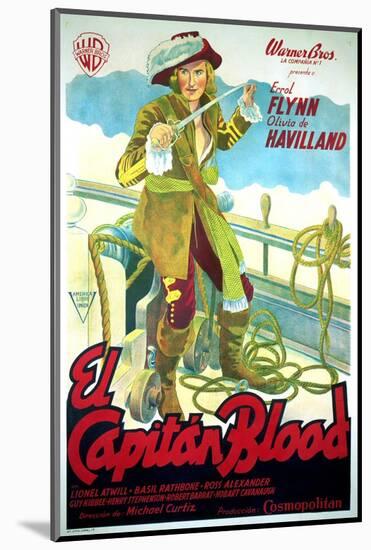 Captain Blood - Movie Poster Reproduction-null-Mounted Photo