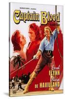 Captain Blood, Swedish Movie Poster, 1935-null-Stretched Canvas