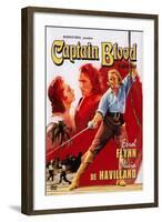 Captain Blood, Swedish Movie Poster, 1935-null-Framed Art Print