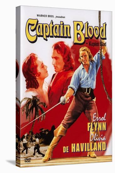 Captain Blood, Swedish Movie Poster, 1935-null-Stretched Canvas