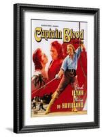 Captain Blood, Swedish Movie Poster, 1935-null-Framed Art Print