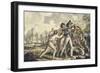 Captain Burney Discovering His Murdered Shipmates', from the Voyages of Captain Cook-Isaac Robert Cruikshank-Framed Giclee Print