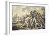 Captain Burney Discovering His Murdered Shipmates', from the Voyages of Captain Cook-Isaac Robert Cruikshank-Framed Giclee Print