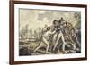 Captain Burney Discovering His Murdered Shipmates', from the Voyages of Captain Cook-Isaac Robert Cruikshank-Framed Giclee Print