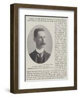 Captain C Mcneile Parsons, Commanding Royal Marine Detachment for China-null-Framed Giclee Print